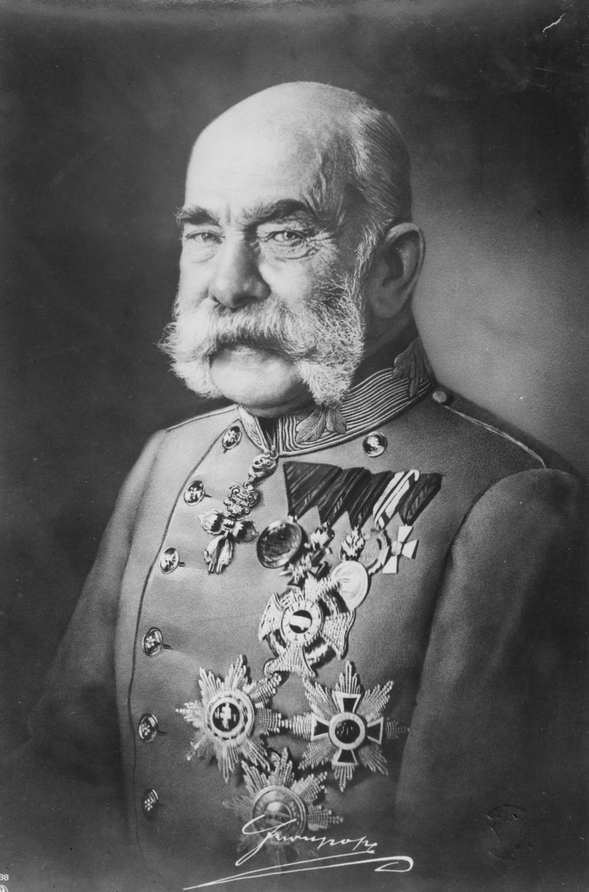Kejser Franz Joseph I af Austrian Photographer