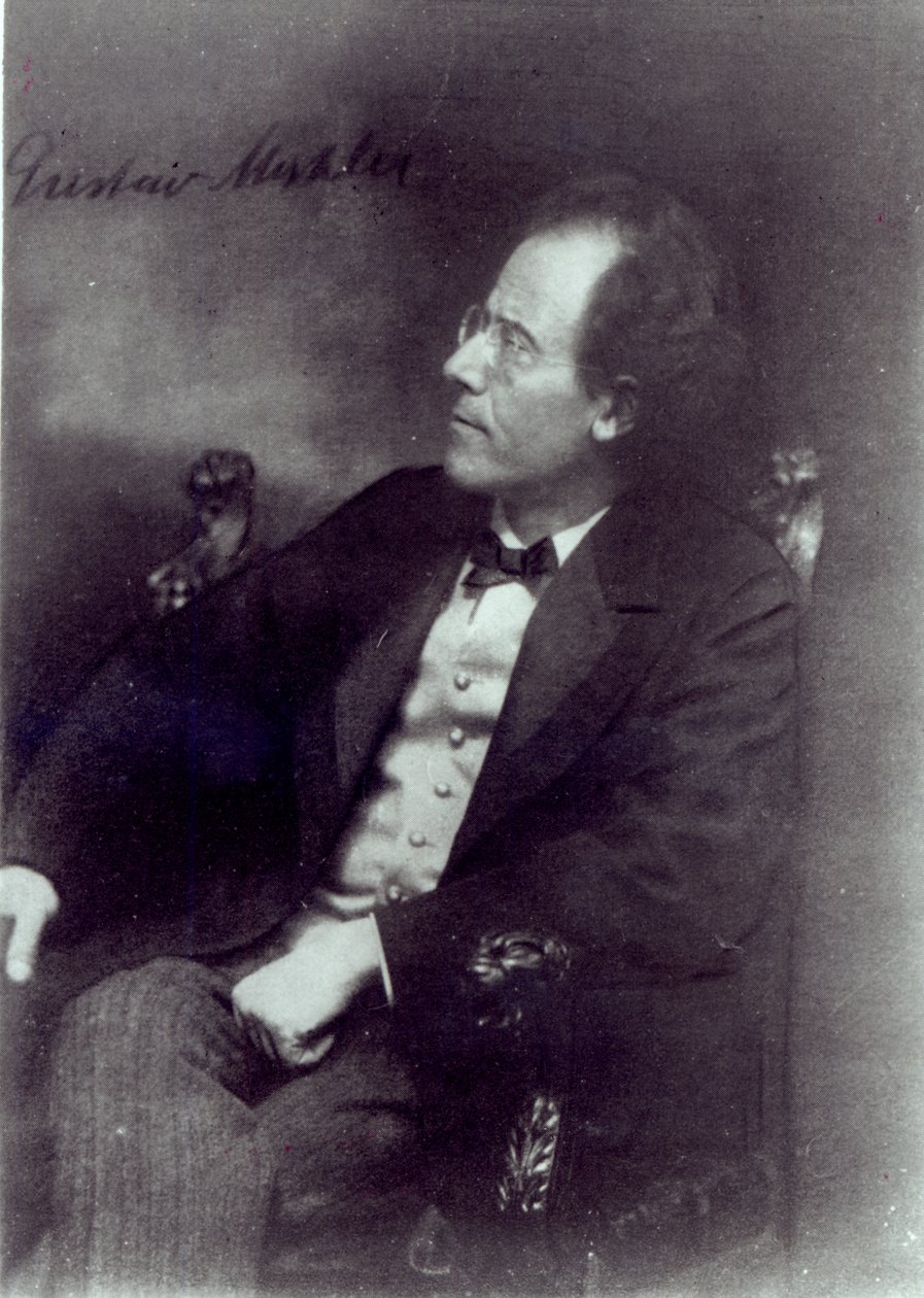Portræt af Gustav Mahler, ca. 1907 af Austrian Photographer
