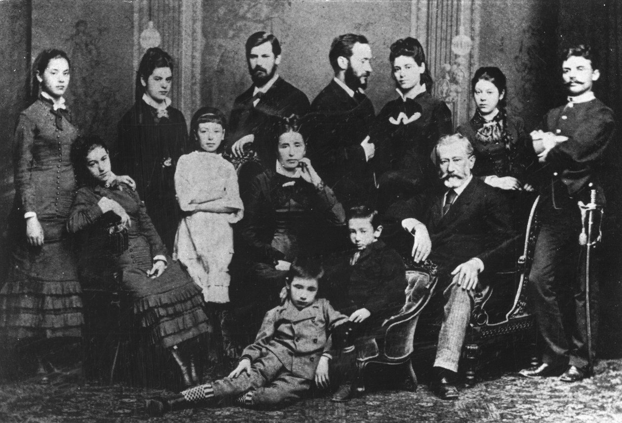 Familien Freud, ca. 1876 af Austrian Photographer