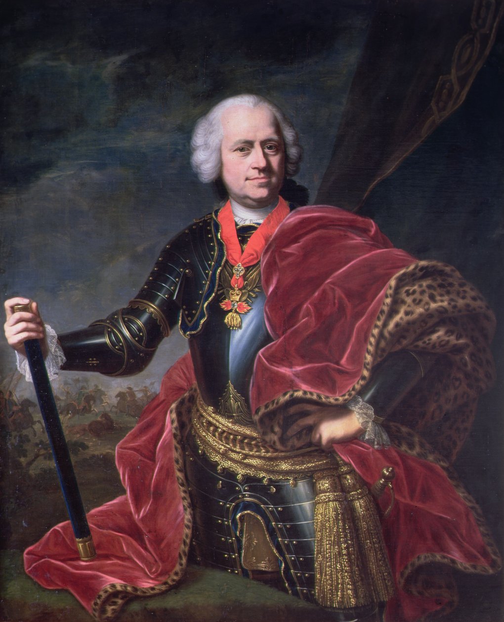 Karoly Jozsef Batthyany (1698-1772), prins af Batthyany, ungarsk feltmarskal i østrigsk tjeneste af Austrian School