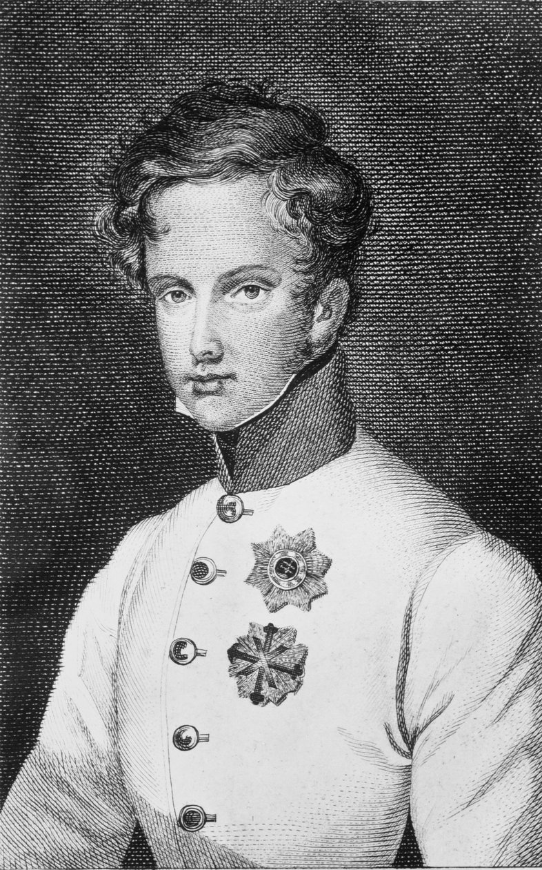 Napoleon II, Francois Charles Joseph Bonaparte (1811-32) søn af Napoleon Bonaparte I (1769-1821), senere hertug af Reichstadt (1818) ca.1811-14 af Austrian School