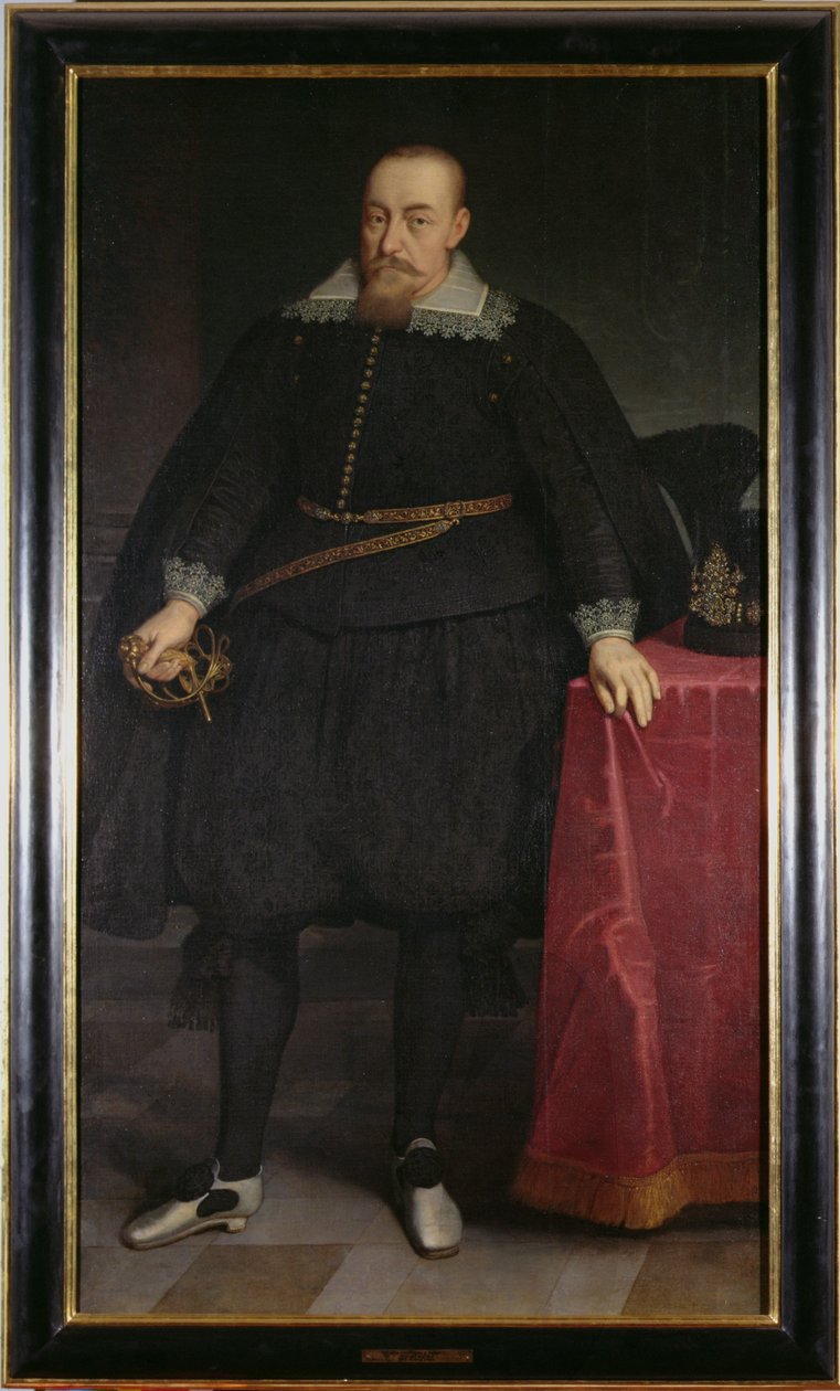 Portræt af Sigismund III (1566-1632) af Austrian School