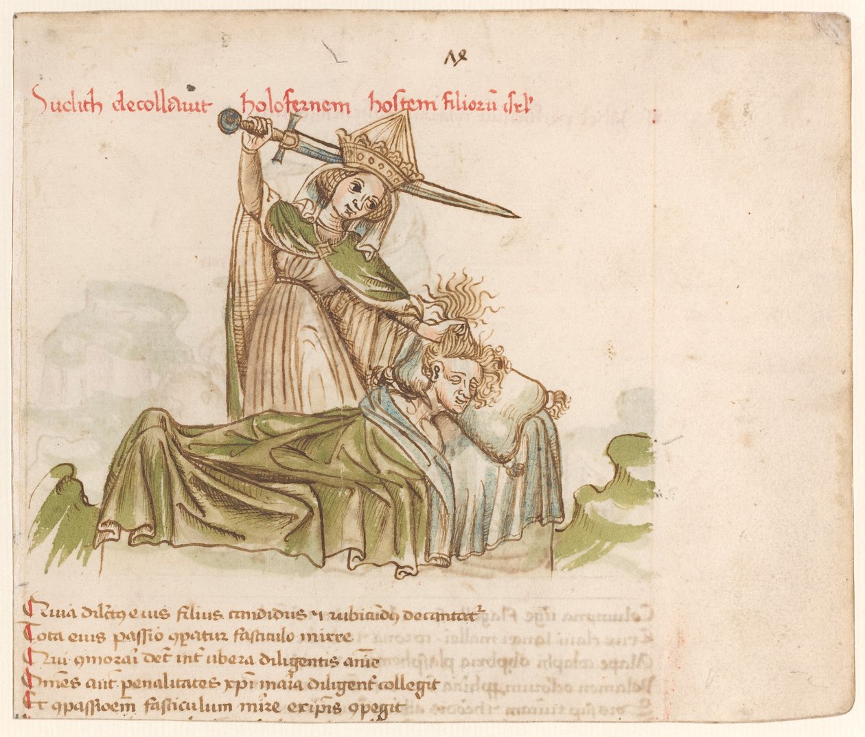 Judith Killing Holofernes af Austrian 15th Century