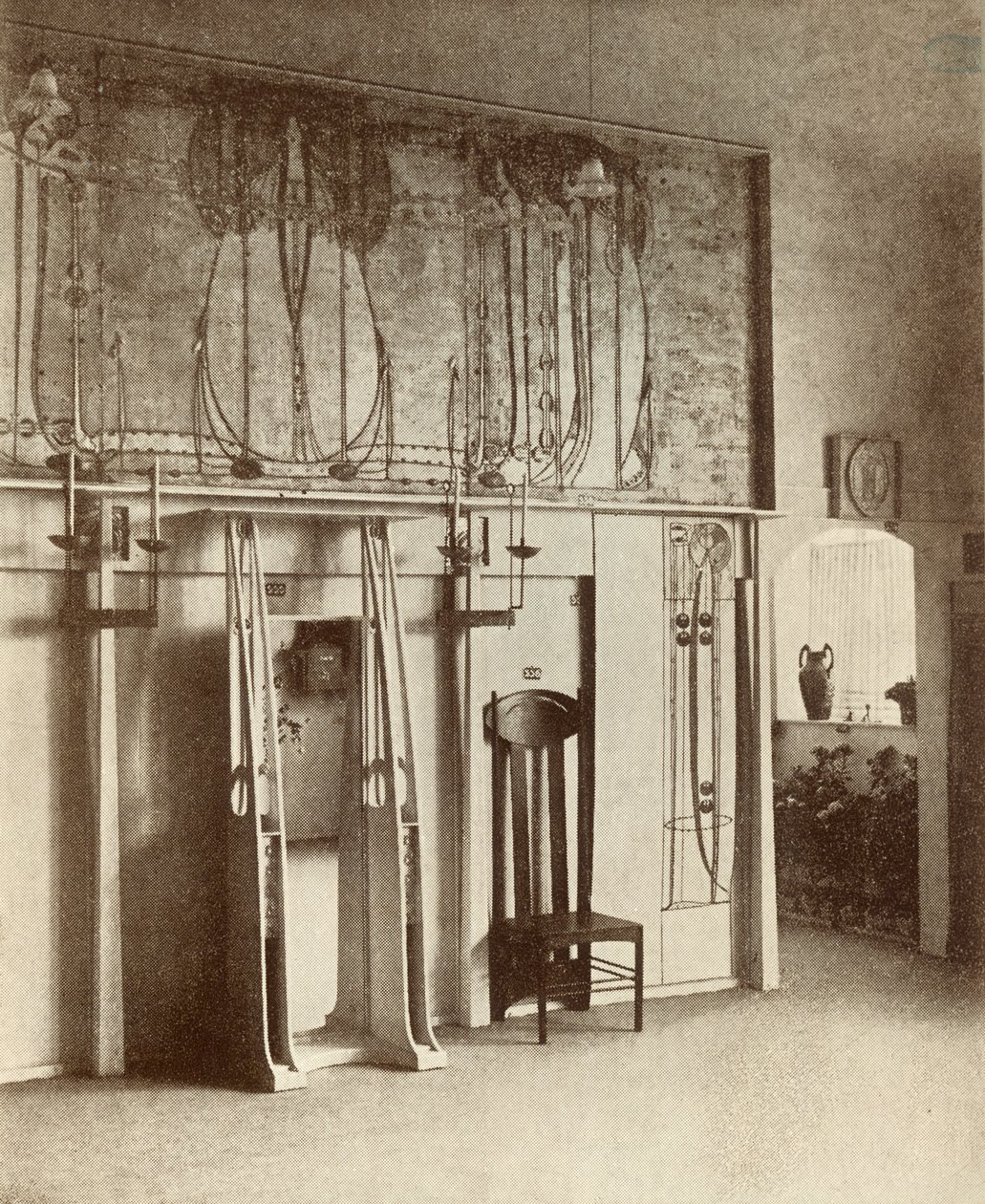 Mackintosh-udstillingslokalet, 8. Vienna Secession, 1900 af Austrian Photographer