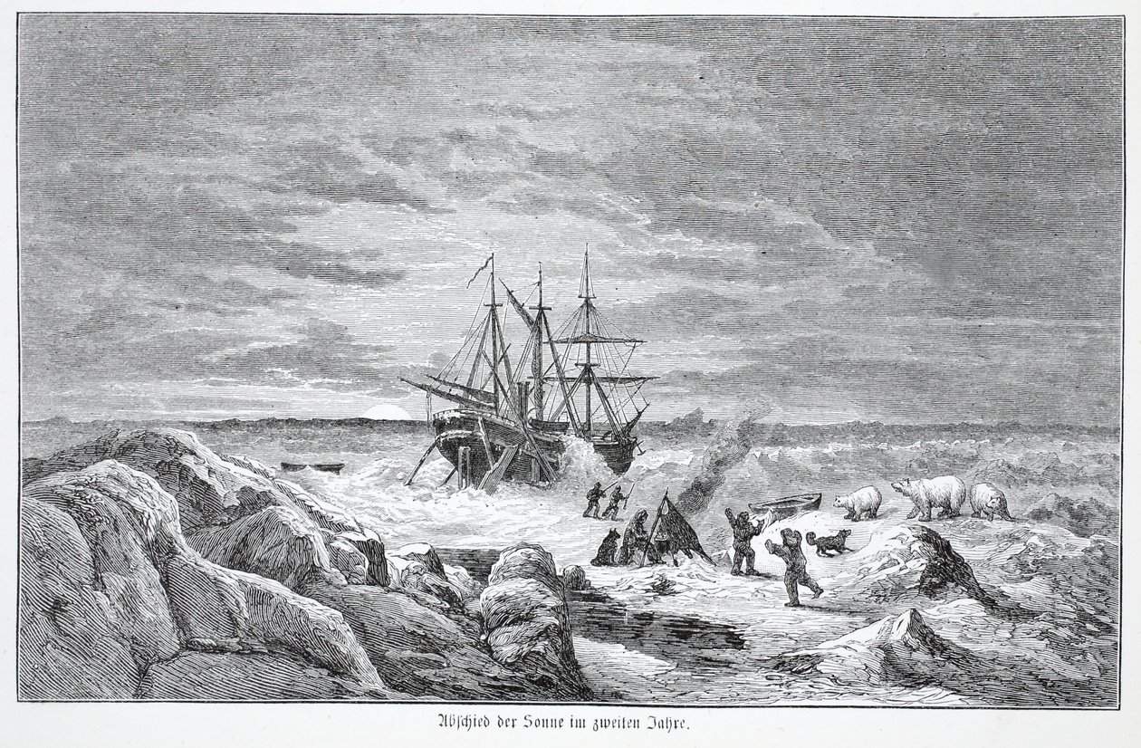 Solens farvel i det andet år, 1876 af Austrian School