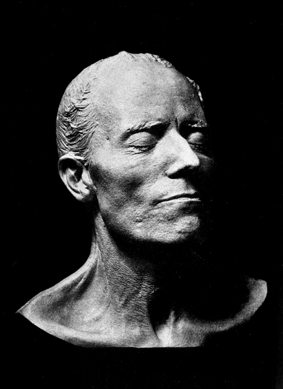 Gustav Mahler Dødsmaske, 1911 (gips) af Austrian School
