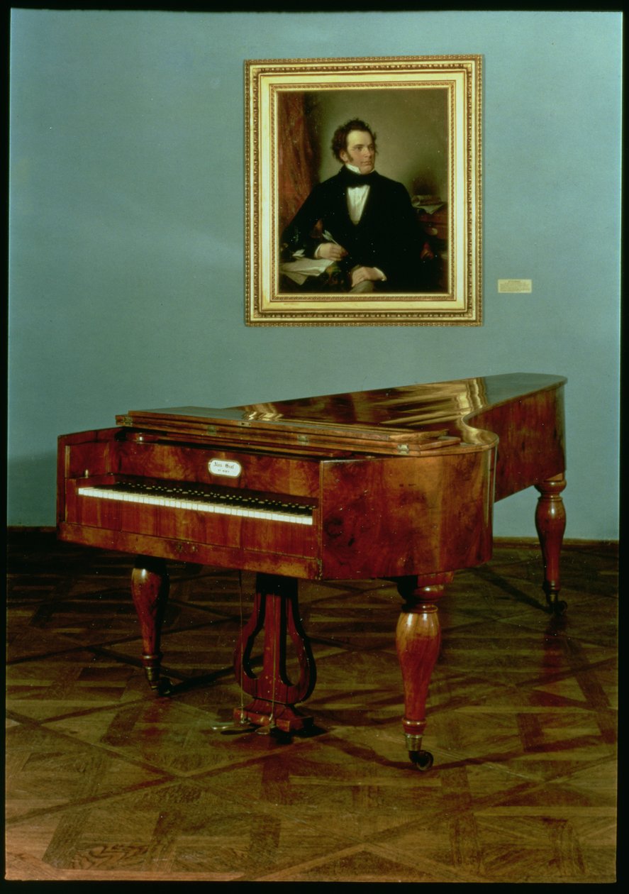 Klaver tilhørende Franz Peter Schubert (1797-1828) (træ) af Austrian School