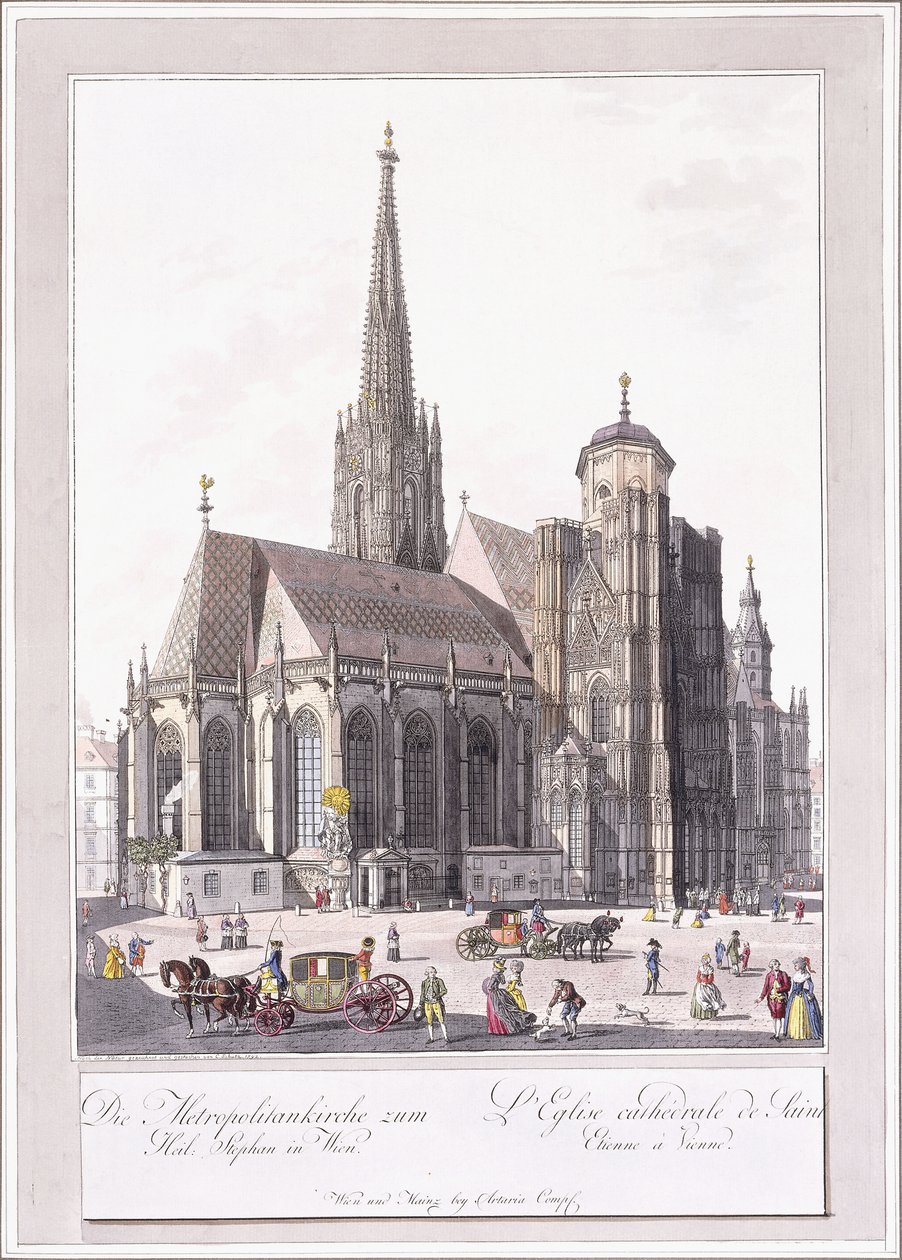 Stefansdomen i Wien af Austrian School