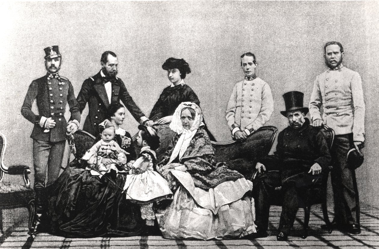 Den østrigske kejserfamilie, 1860 af Austrian School