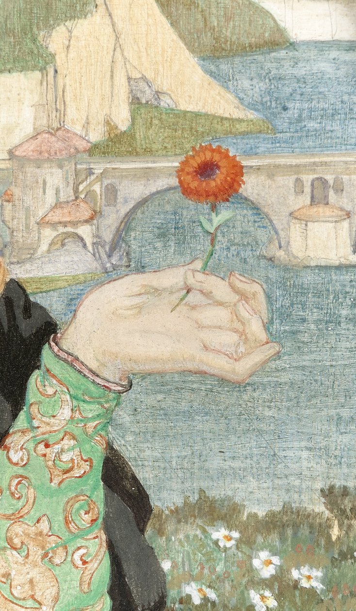 The Chria, ca. 1929 (tempera om bord) (detalje af 244475) af Averil Mary Burleigh
