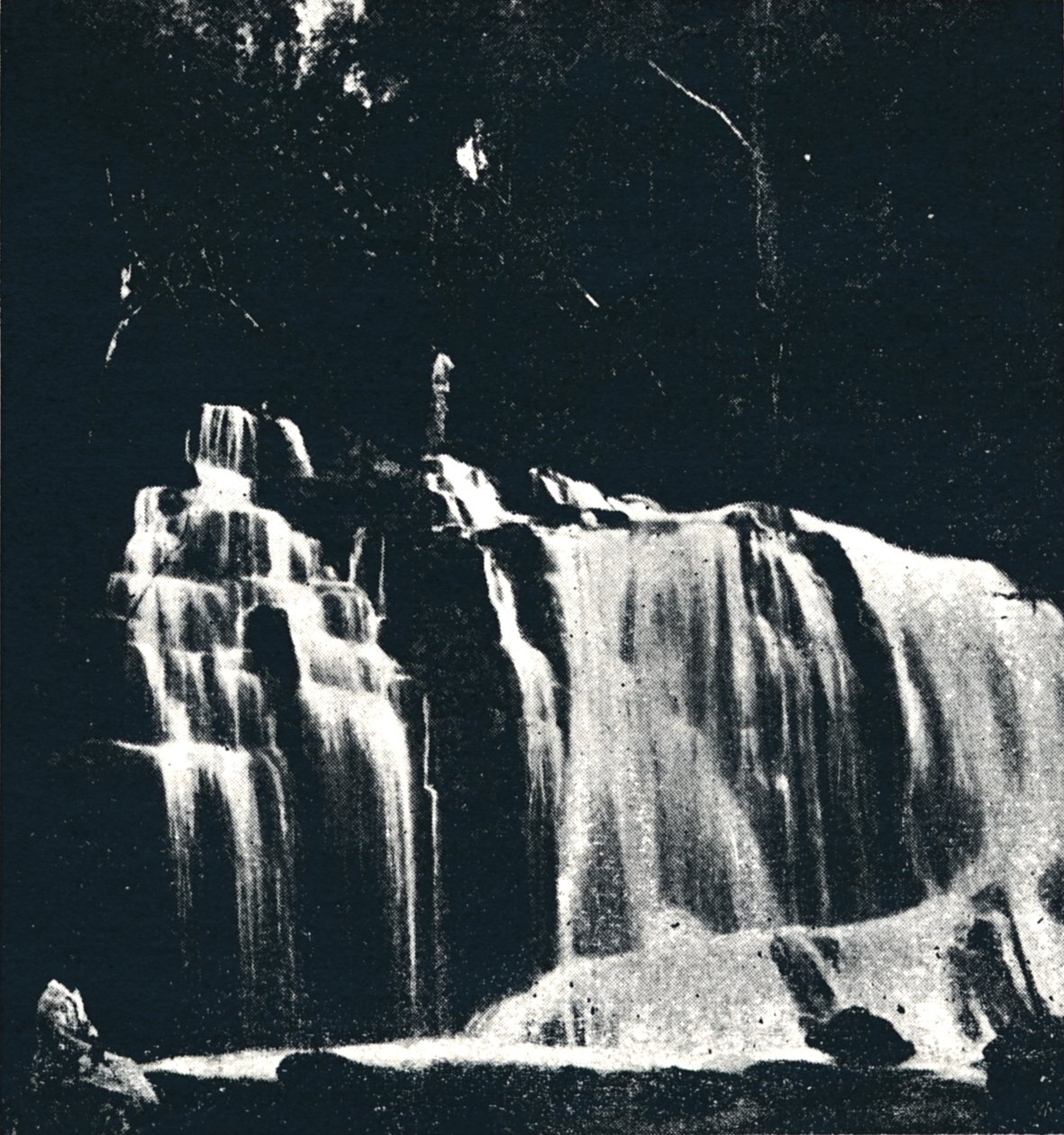 Vandfald på Rio Dourado Lencoes, 1895 af Axel Frick