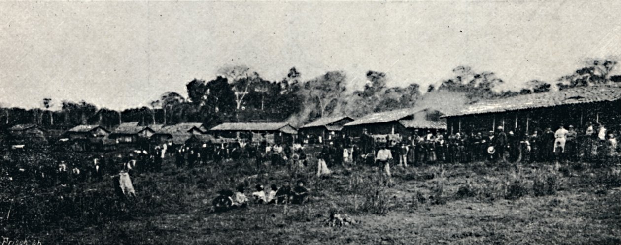 Italiensk koloni Fazenda Arindiuba, 1895 af Axel Frick