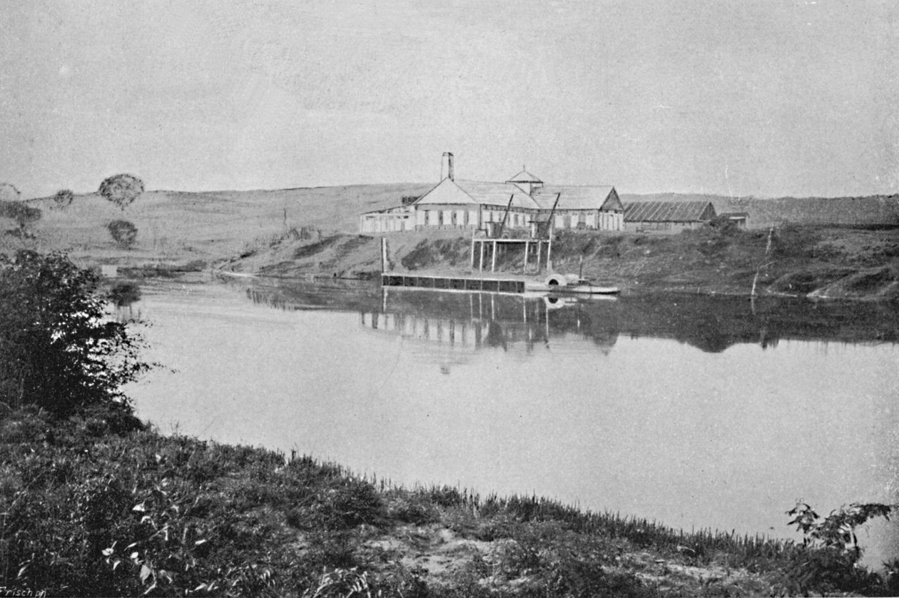Engenho Central de Porto Feliz, Central Factory i Porto Feliz, 1895 af Axel Frick