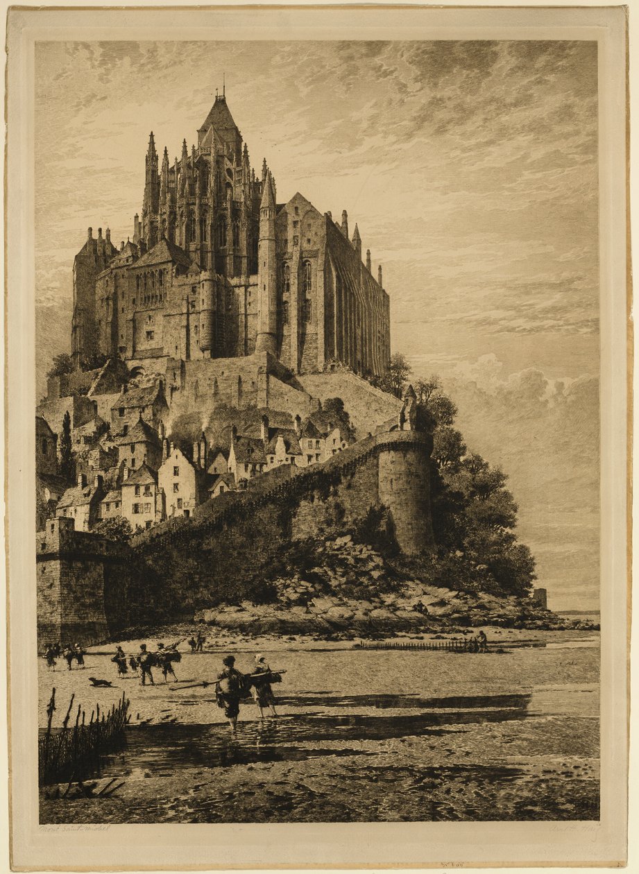 Mont Saint Michel af Axel Herman Haig