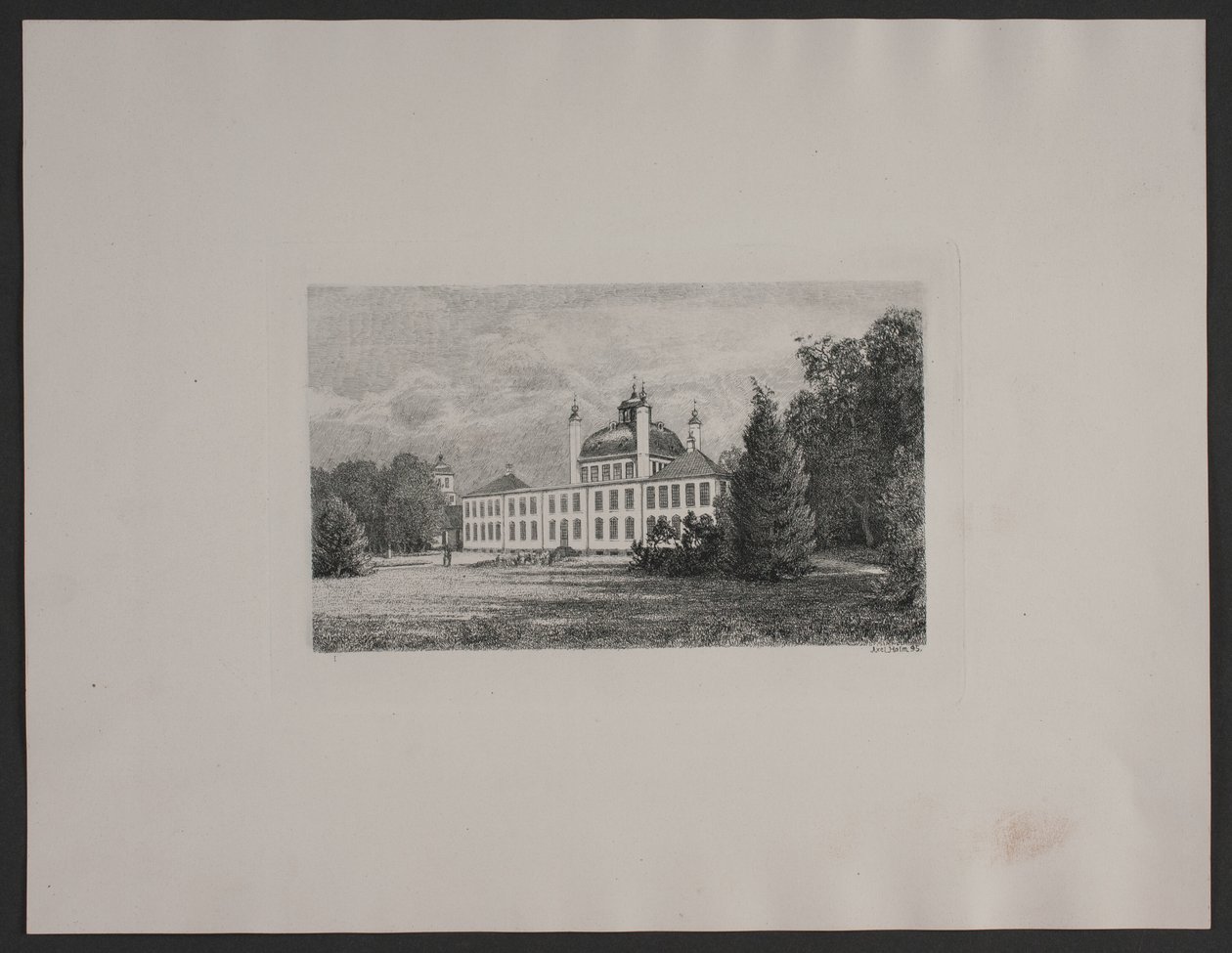 Danish: Fredensborg slot af Axel Holm