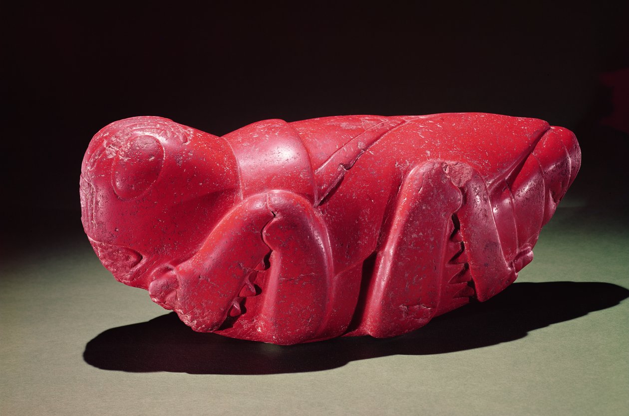Græshoppe fra Chapultepec, Mexico, ca. 1500 (karnelit) af Aztec