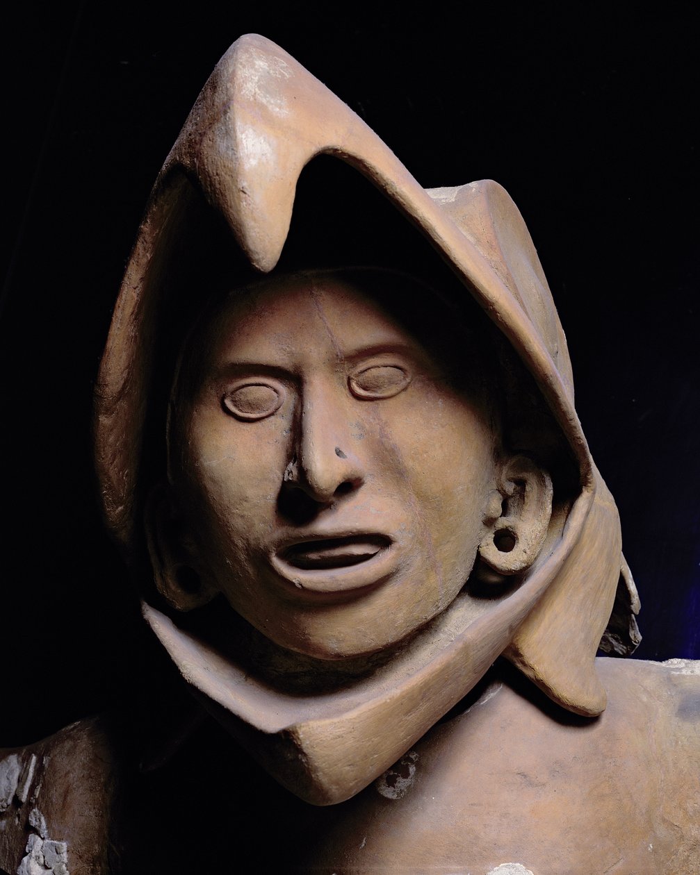 Eagle warrior fra House of the Eagles, dateret til ca. 1469 (terracotta) af Aztec