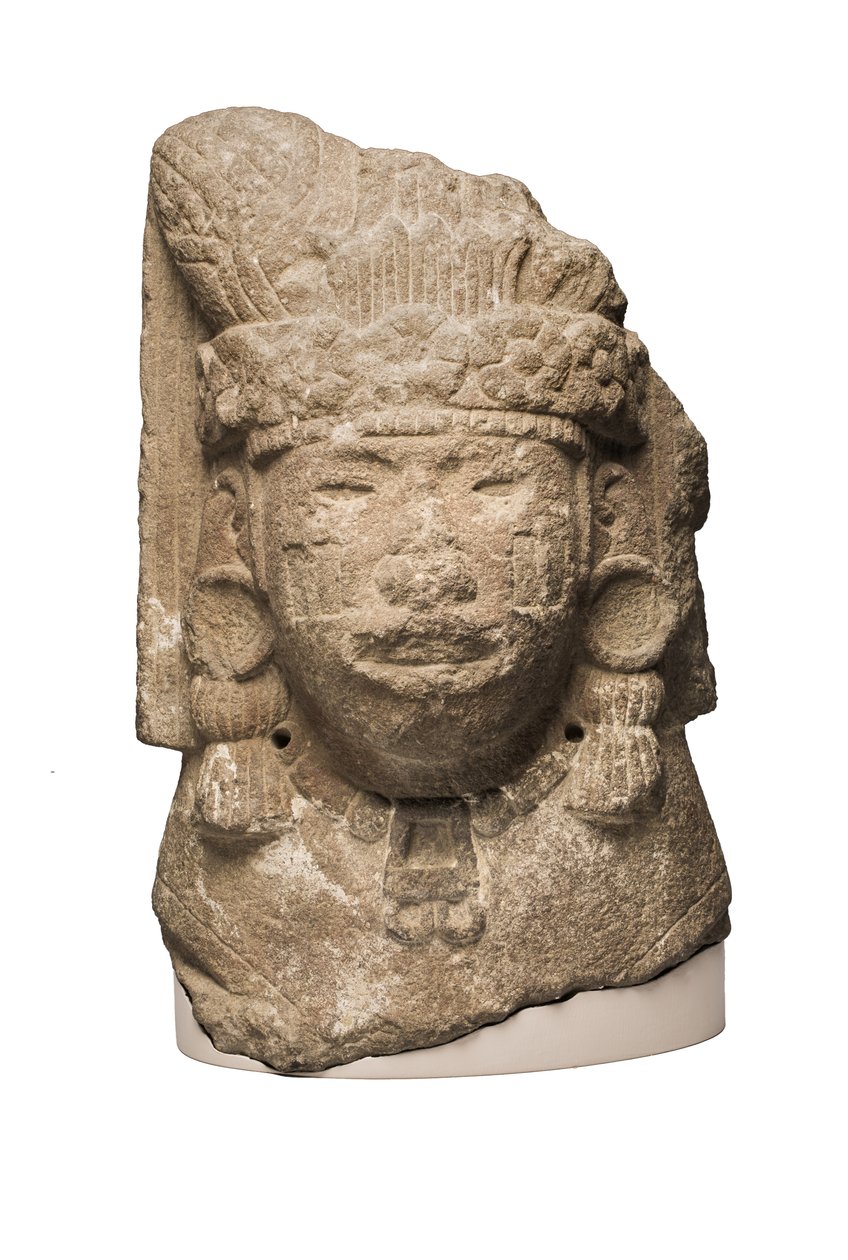 Leder af Xilonen, gudinden for ung majs, Tenochtitlan, Mexico, 1450/1500 af Aztec