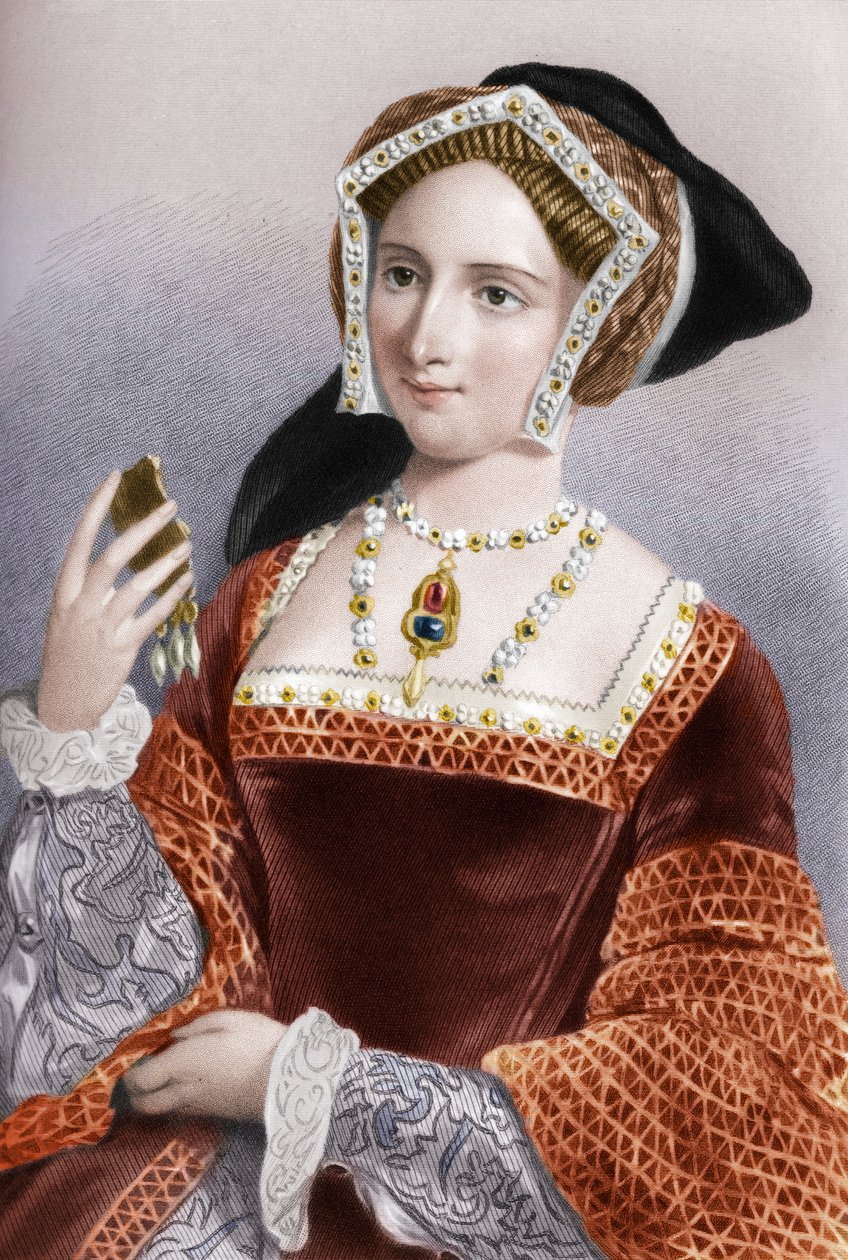 Jane Seymour 1509-1537, kong Henry VIIIs tredje hustru, 1851 af B. Eyles