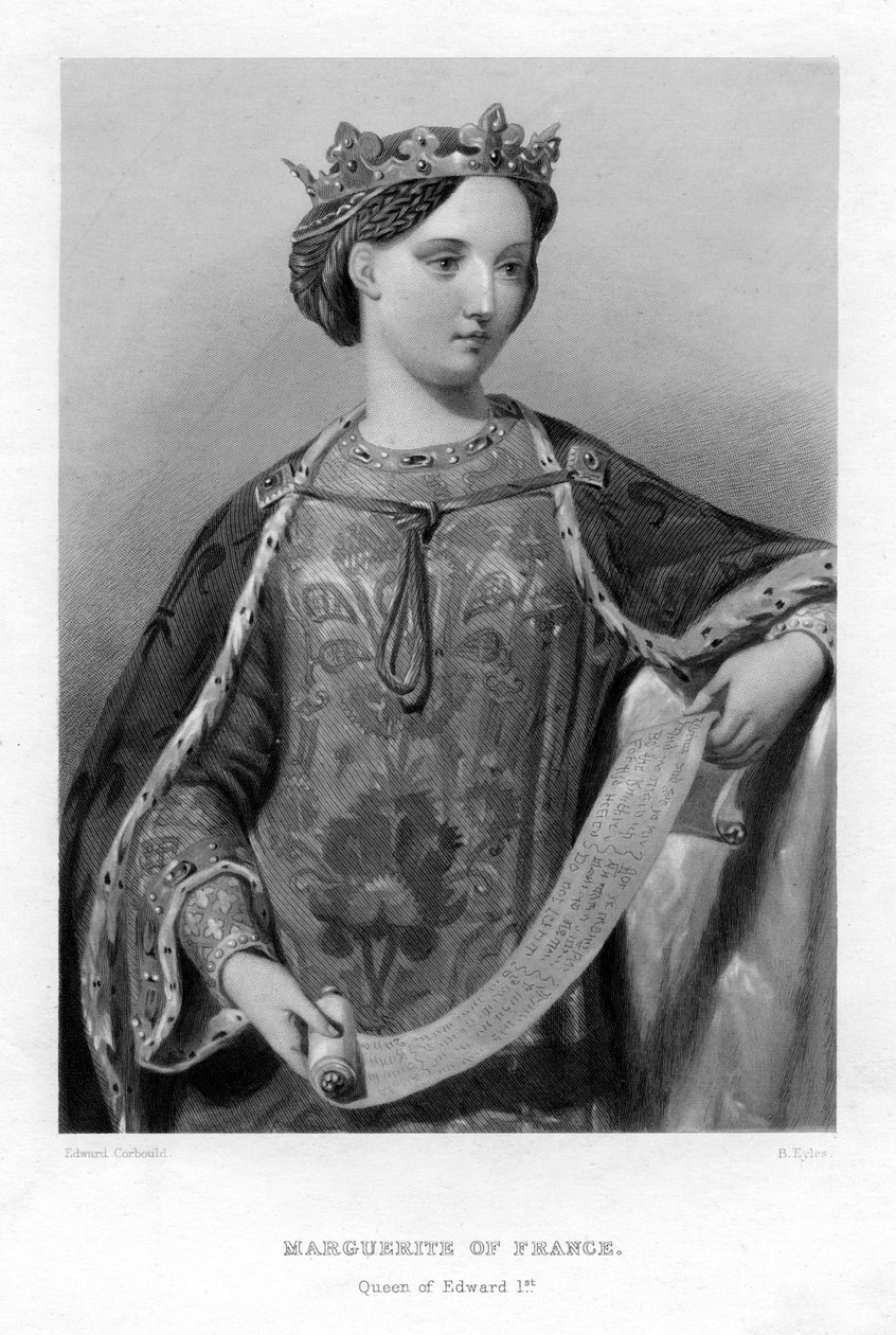 Marguerite af Frankrig, dronning af kong Edward I af England. af B. Eyles