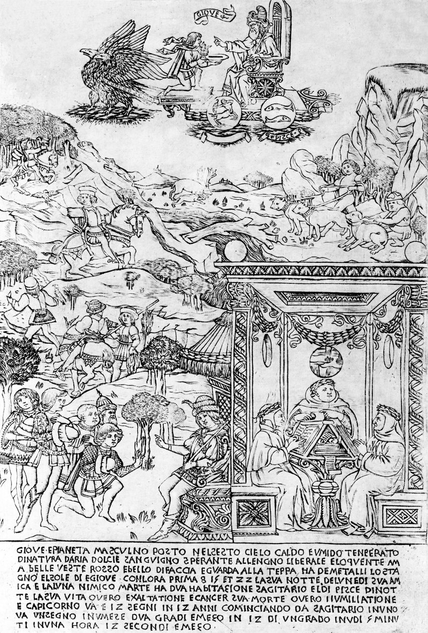 Jupiter, ca. 1464 af Baccio Baldini