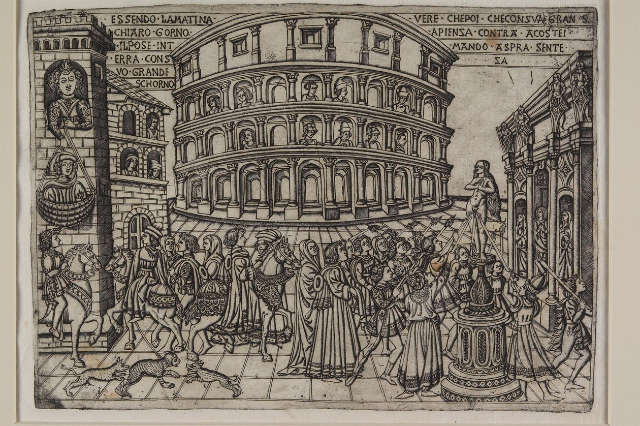 Troldmanden Virgil, c.1460-63 af Baccio Baldini