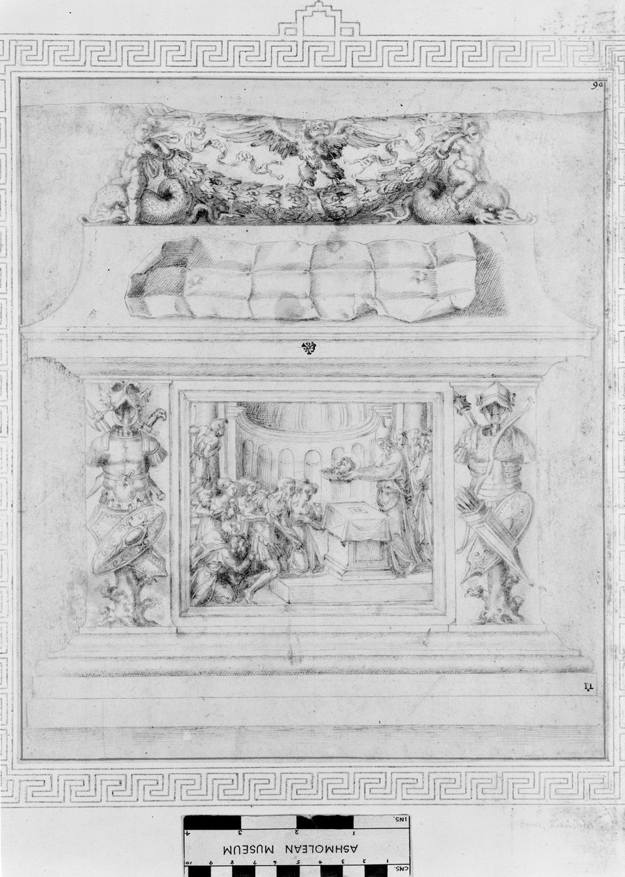Udsmykning af en kiste, ca. 1535 af Baccio Bandinelli