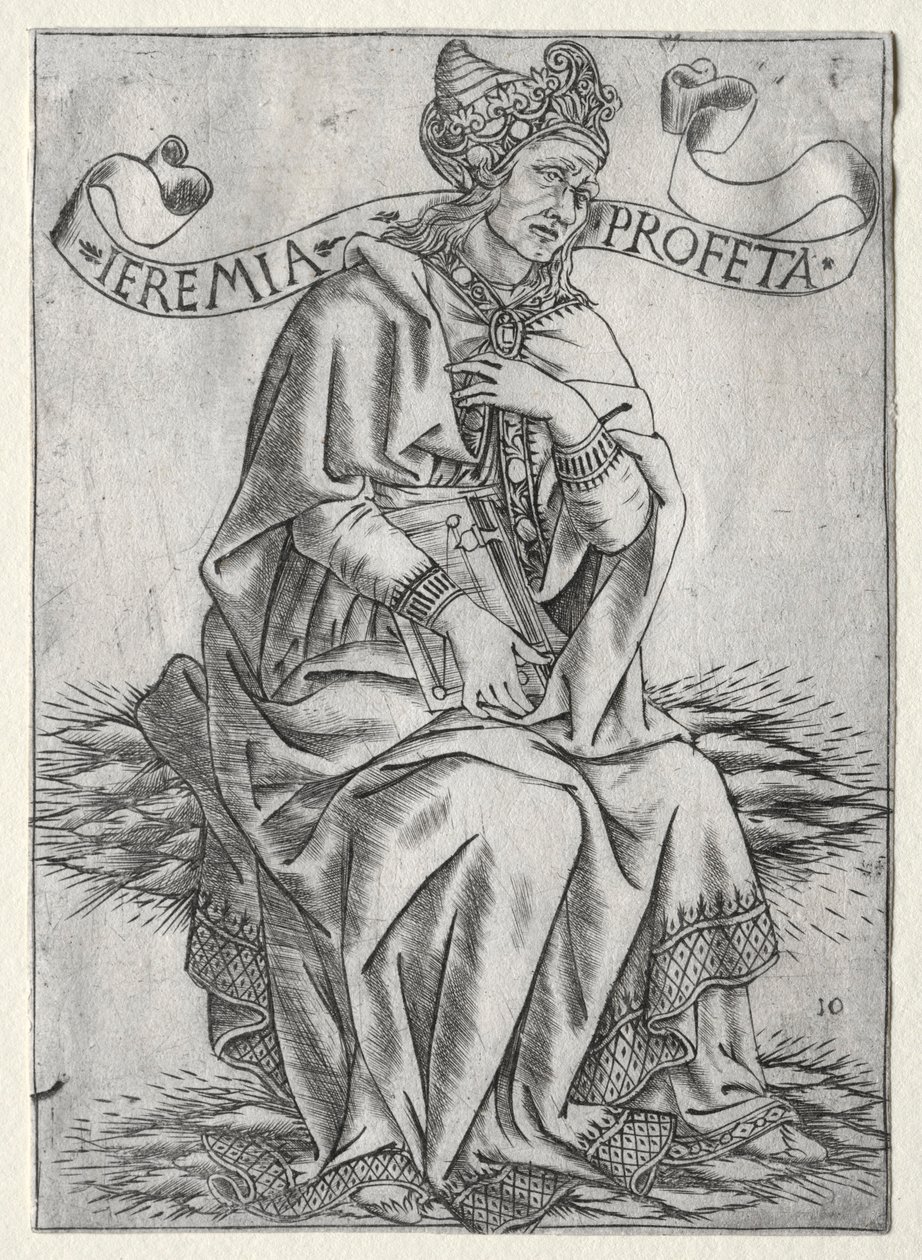 Profeterne: Jeremias, ca. 1470-75. af Baccio Baldini