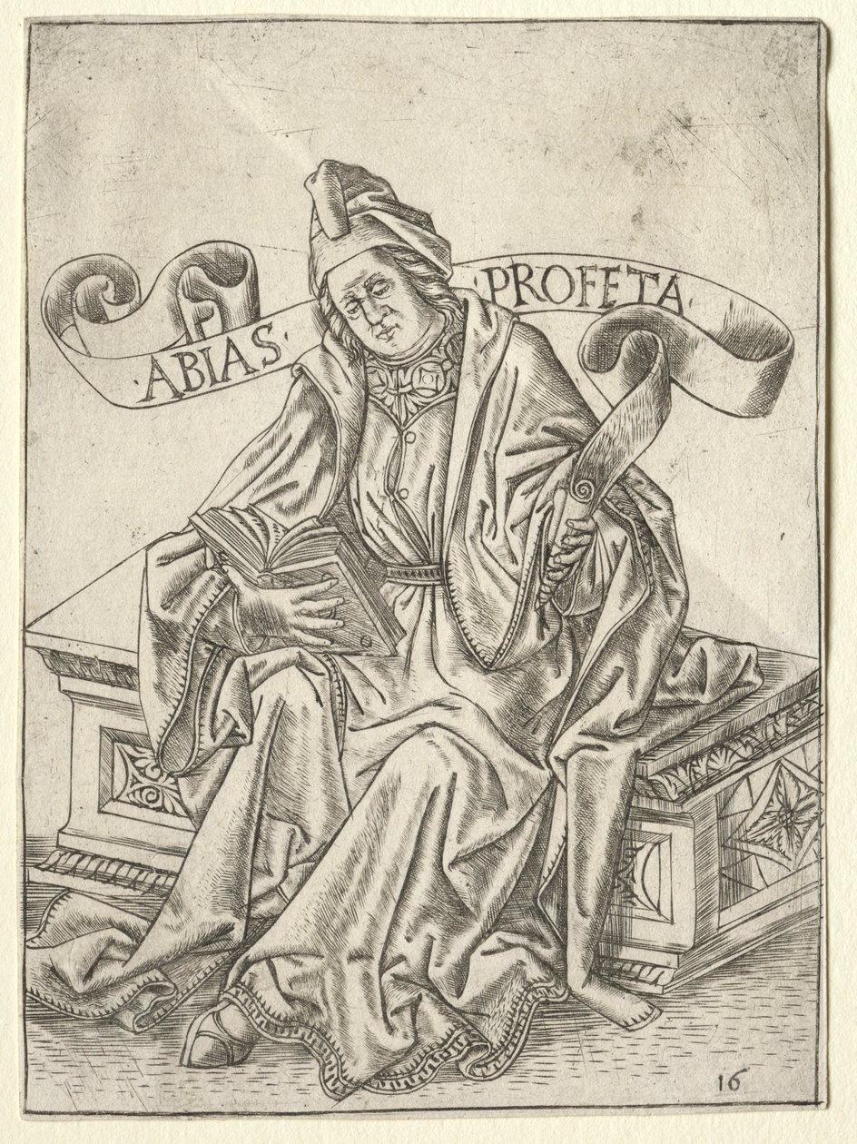 Profeterne: Obadja, ca. 1470-1475. af Baccio Baldini
