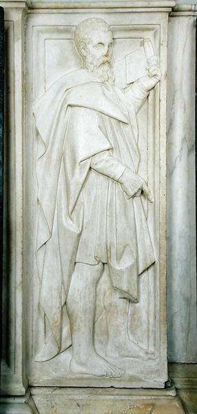Profet (marmor) af Baccio Bandinelli