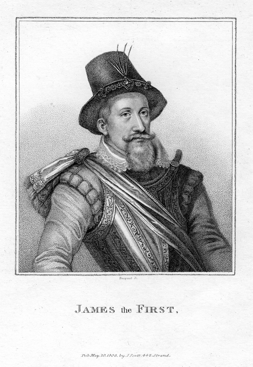 James I af England og VI af Skotland, 1806. af Bacquet