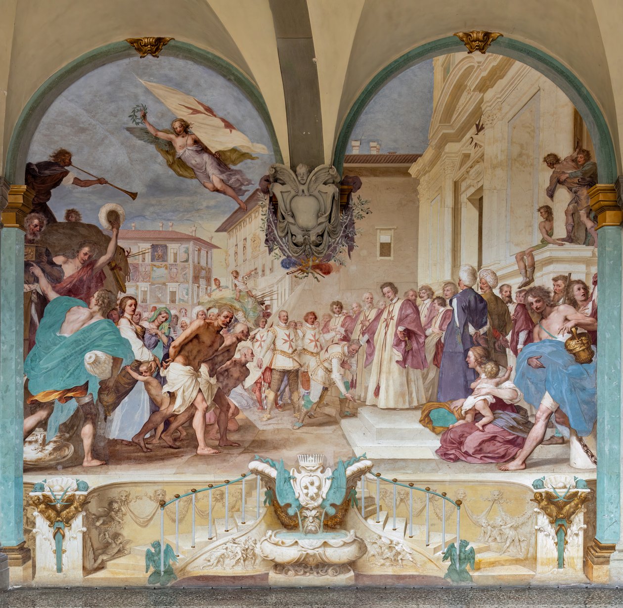 Cosimo II modtager vinderne af Bona