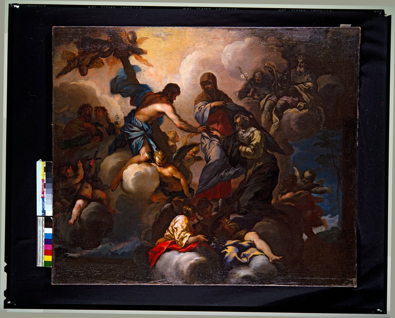 Modello, Den hellige Katarina af Sienas mystiske ægteskab (maleri) af Baldassare Franceschini