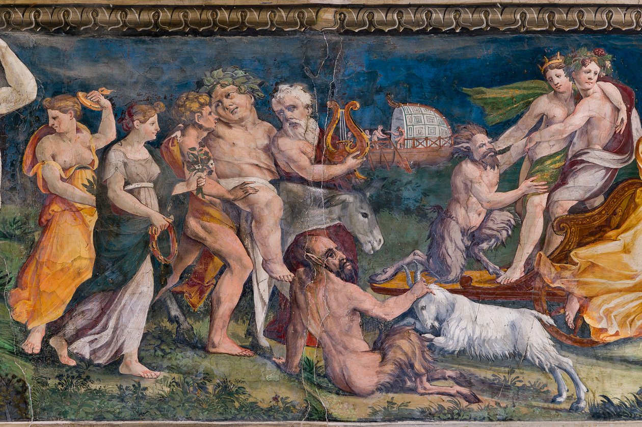Thiasus af Dionysos af Baldassarre Peruzzi