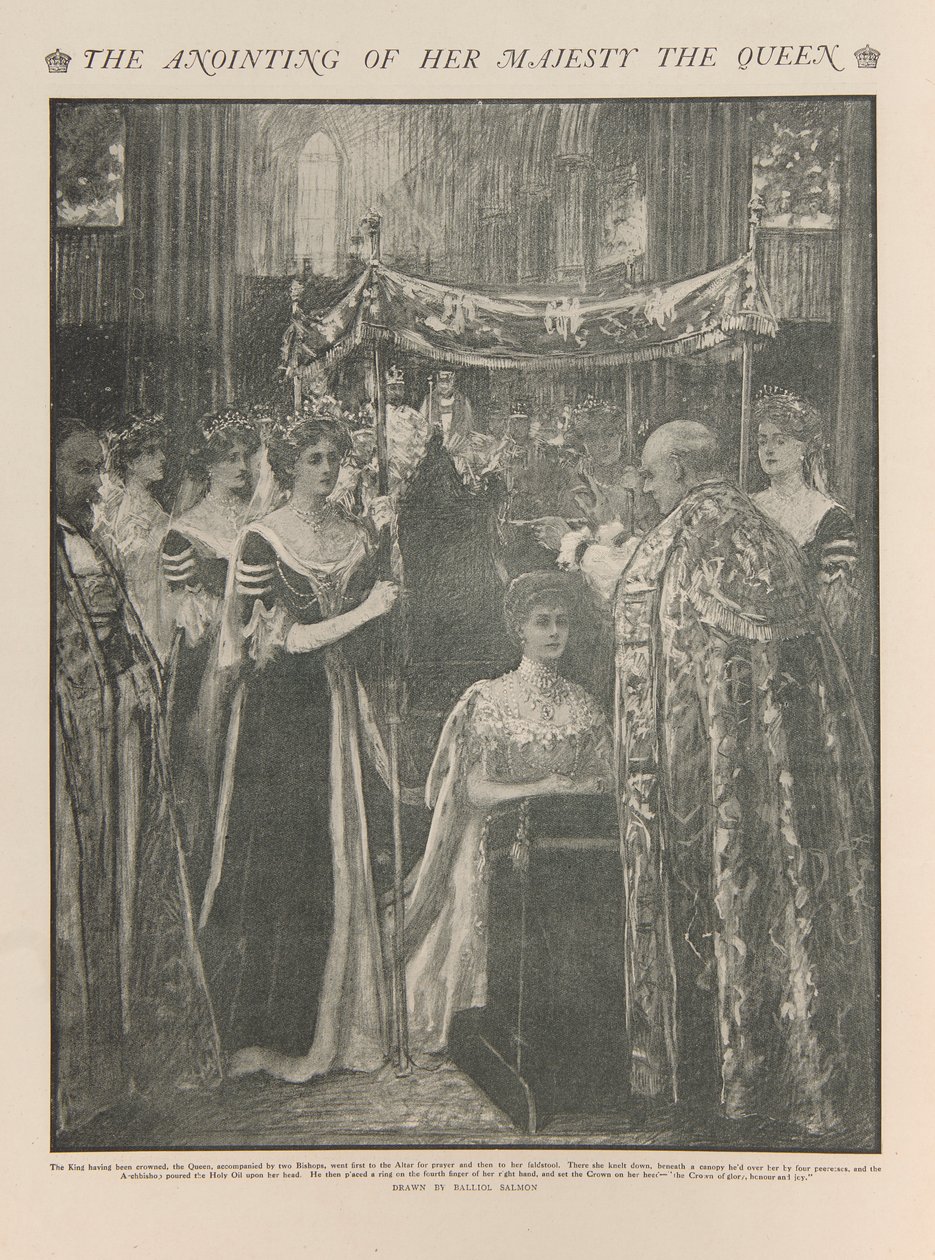 Kroningen af kong George V af Balliol (after) Salmon