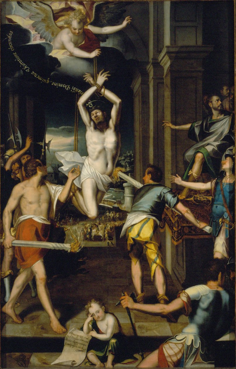 Martyrium af Saint Pontianus af Baltasar de Echave Orio