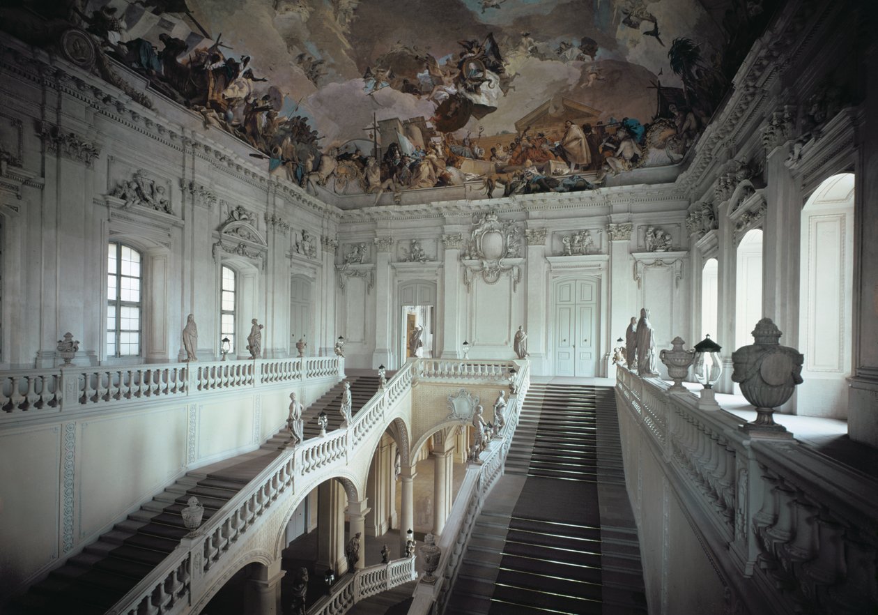 Trappen, bygget 1719-44 af Balthasar Neumann