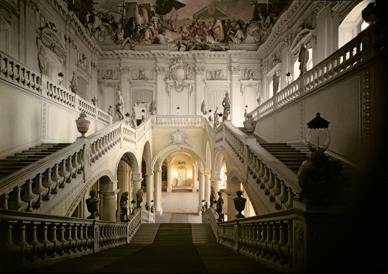 Trappen, bygget 1719-44 af Balthasar Neumann