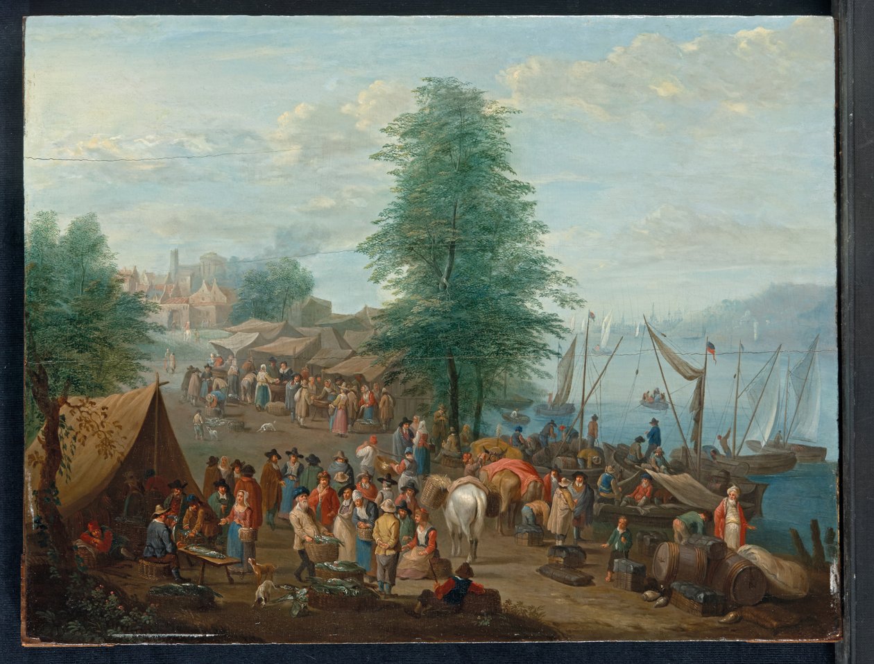Fiskemarkedet af Balthasar Beschey