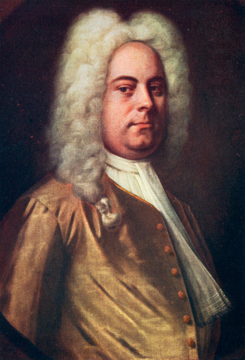 George Frideric Handel, 1685-1759, tysk komponist, c1730