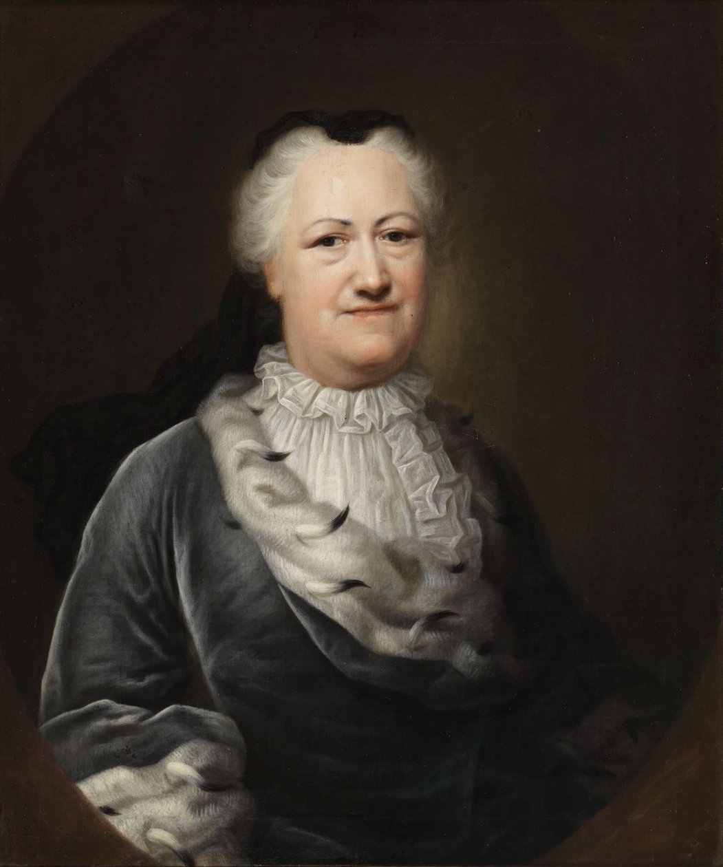 Portræt af Elisabeth Sophie Marie, prinsesse af Brunswick-Wolfenbüttel 1683-1767, 1747 af Balthasar Denner