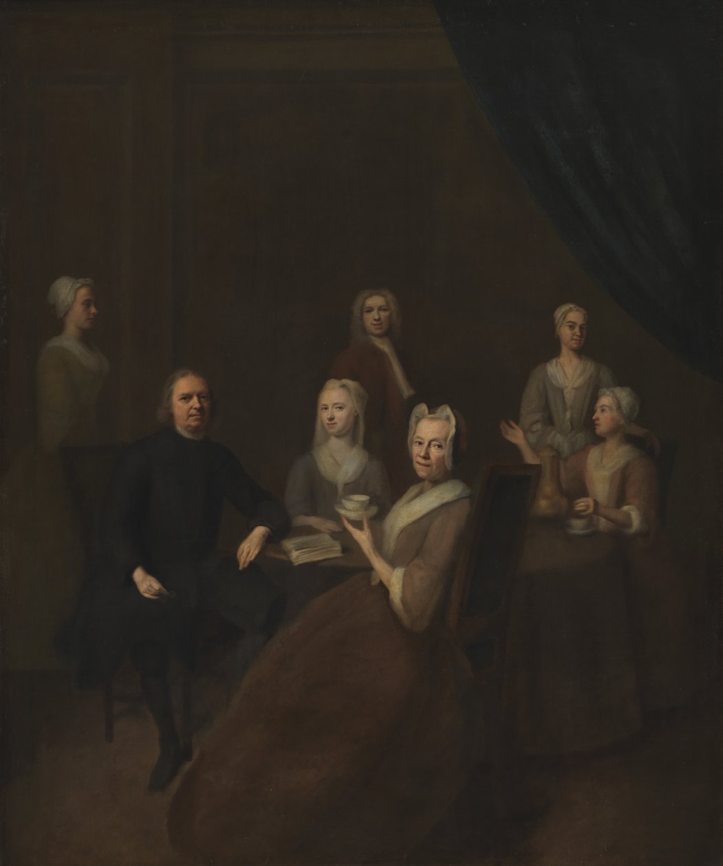 Kunstnerens Svigerforældre og nogle af deres Børn af Balthasar Denner