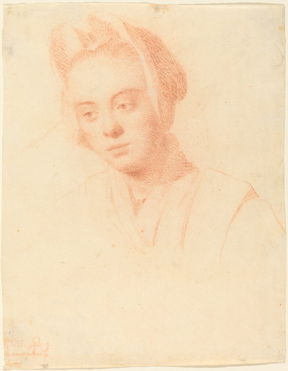 Kunstnerens Hustru Esther af Balthasar Denner