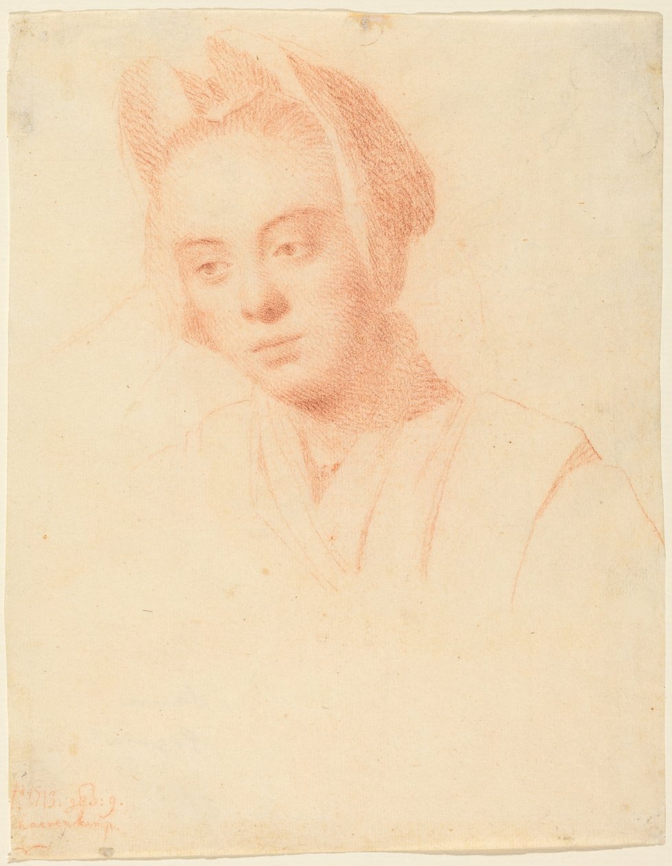 Kunstnerens hustru Esther af Balthasar Denner
