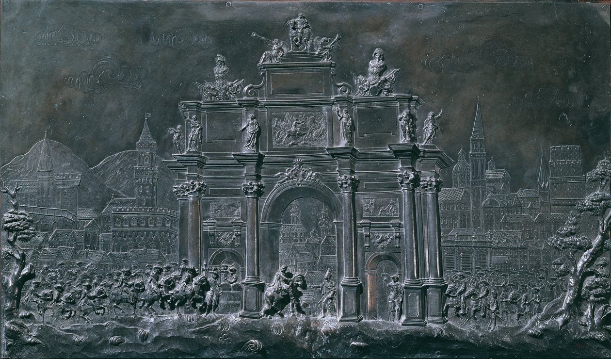 Storhertug Franz Stephan af Lorraines indtog i Firenze den 20. januar 1739 af Balthasar Ferdinand Moll