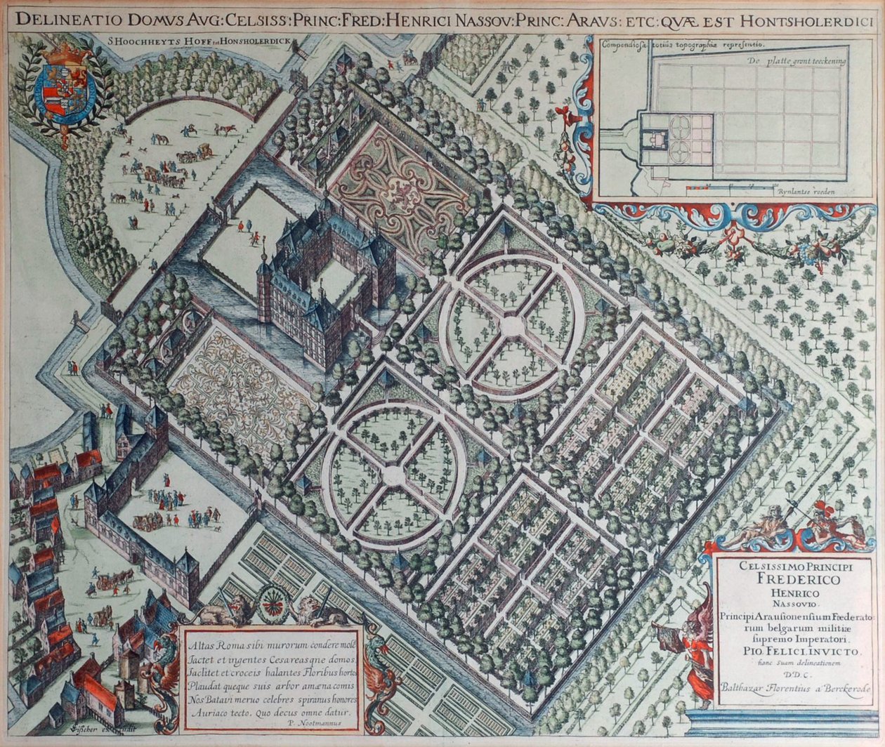 Hof te Honsholerdijk (17. århundrede) af Balthasar Florisz. van Berckenrode