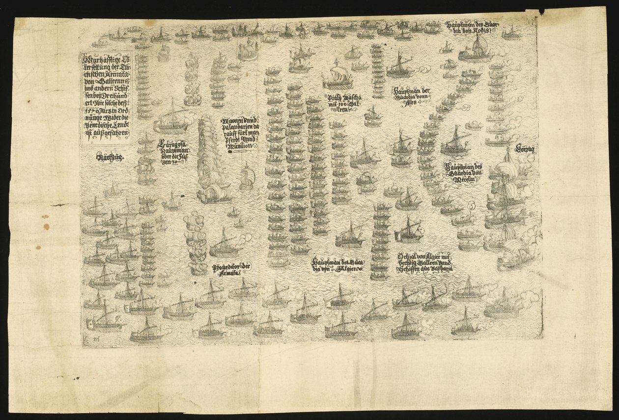 Slaget ved Lepanto den 7. oktober 1571, 1571 af Balthasar Jenichen