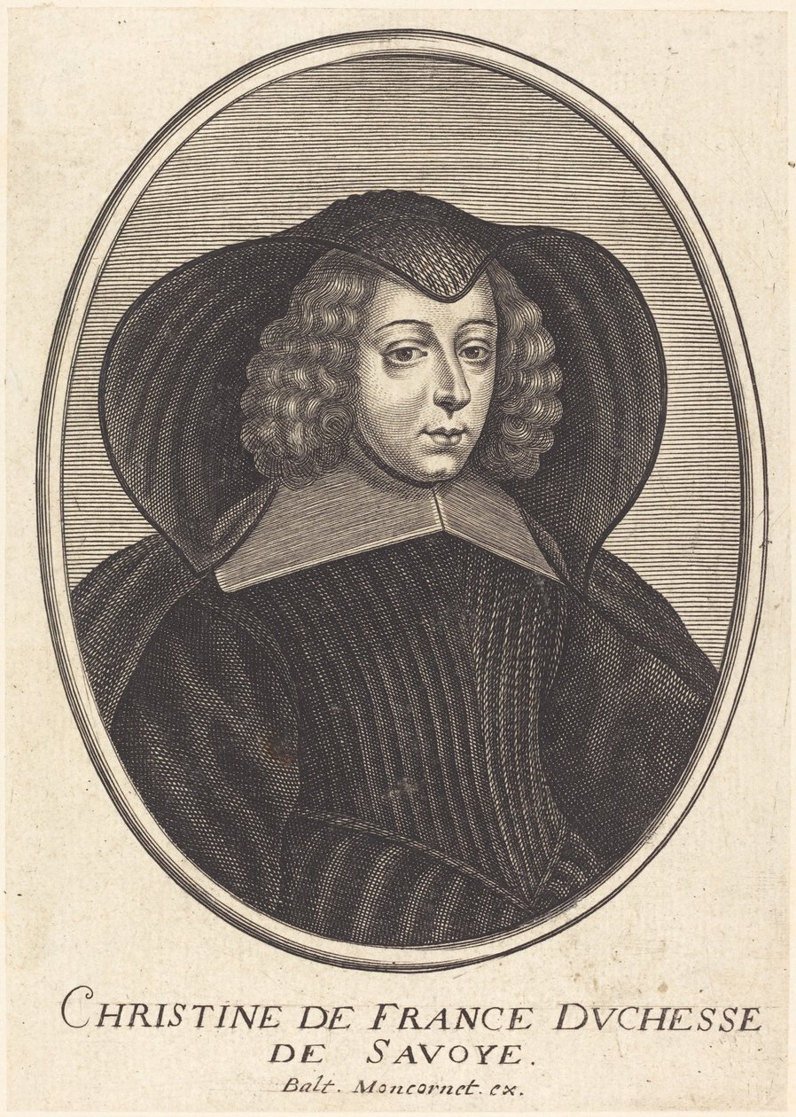 Christine af Frankrig af Balthasar Moncornet