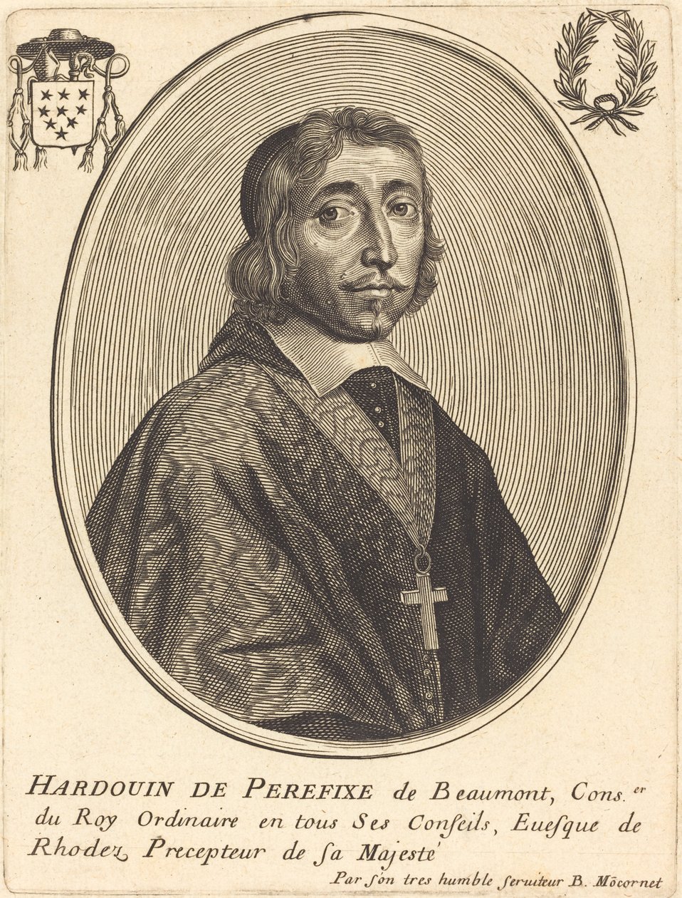 Hardouin de Beaumont de Perefixe af Balthasar Moncornet