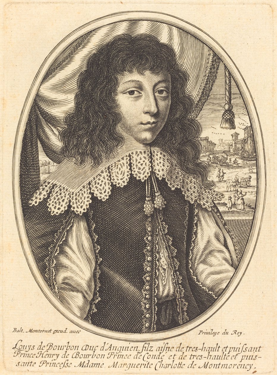 Louis II af Bourbon-Condé af Balthasar Moncornet